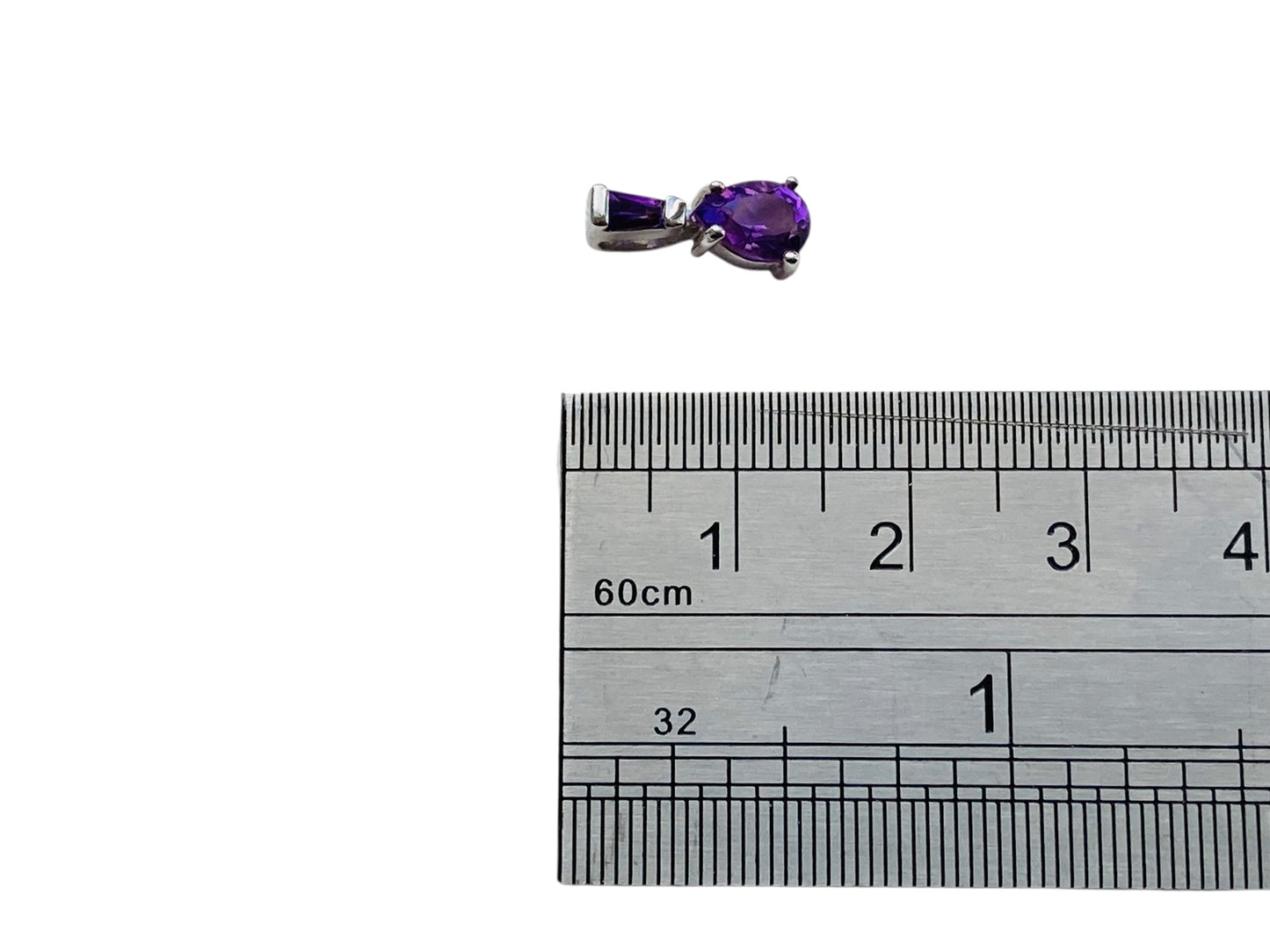9ct Gold Amethyst Pendant