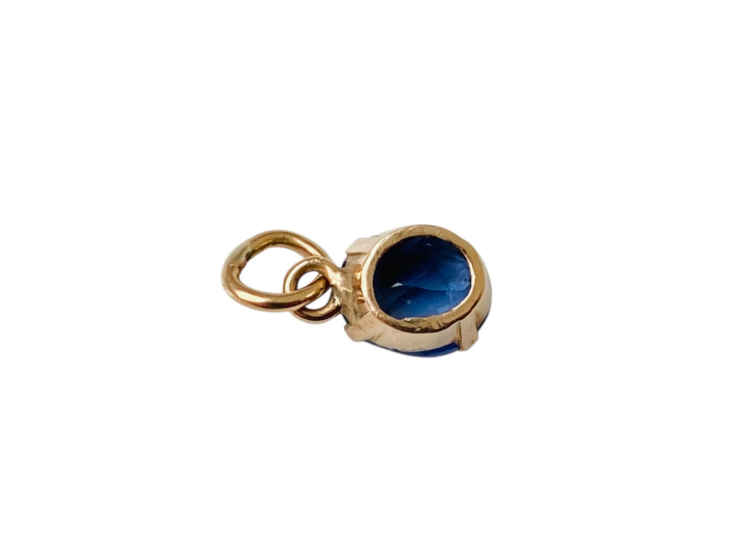 Vintage 9ct Gold Sapphire Pendant