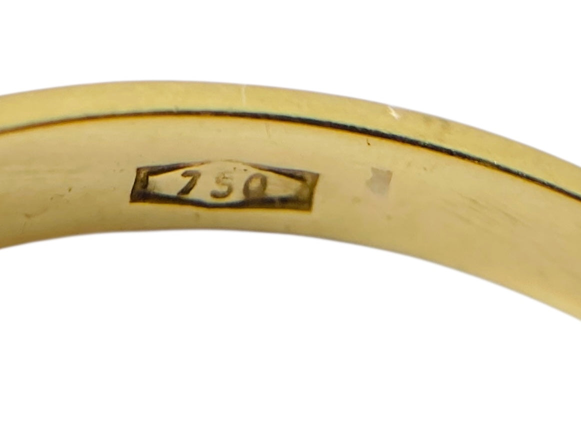 18ct Gold Sapphire & Diamond Ring