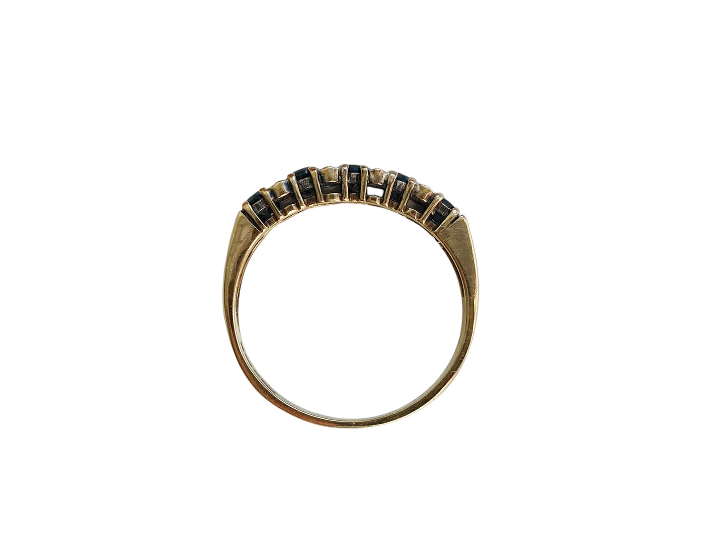 9ct Gold Sapphire & Diamond Ring