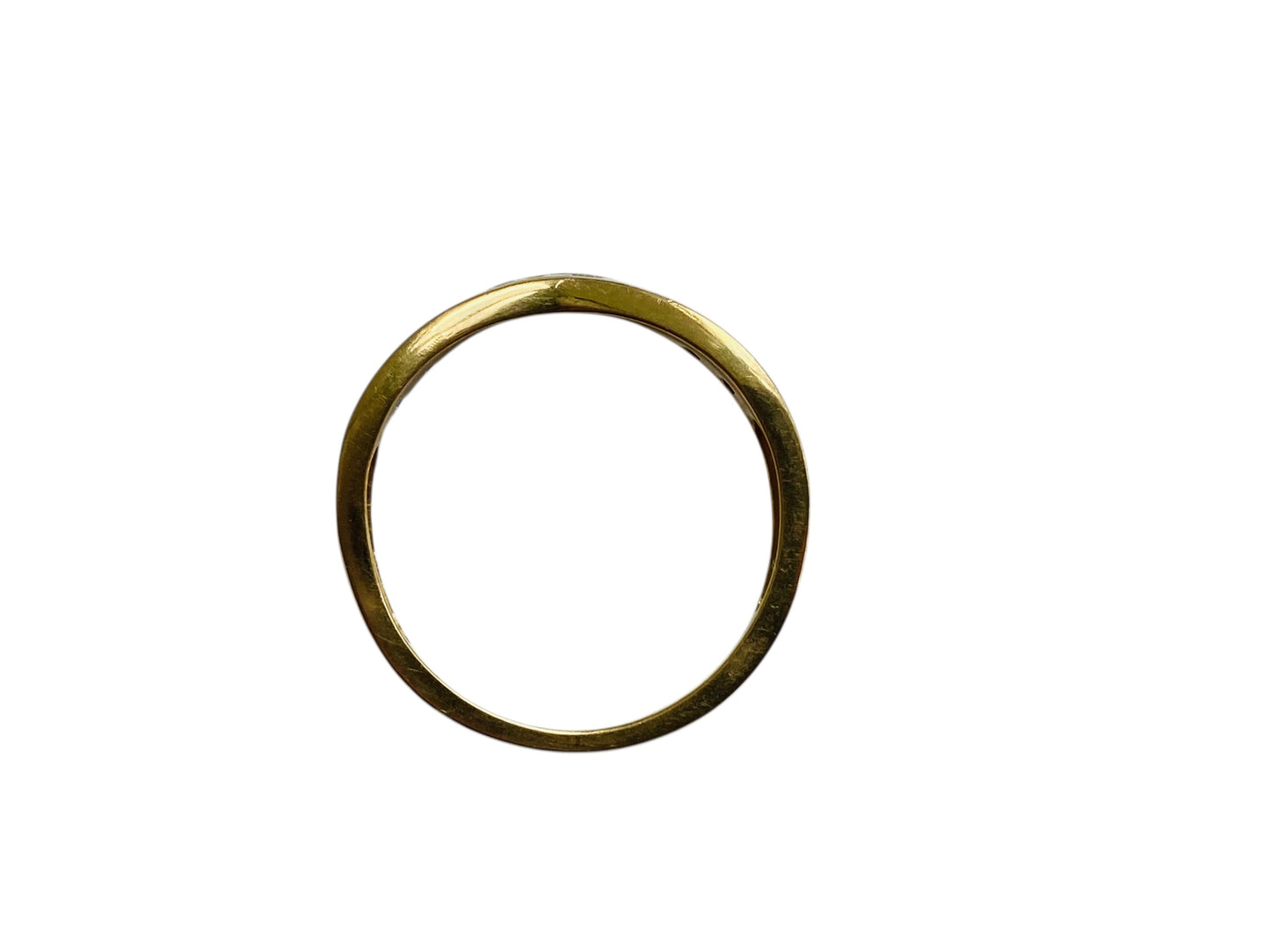 18ct Gold Diamond Wishbone/Chevron Ring