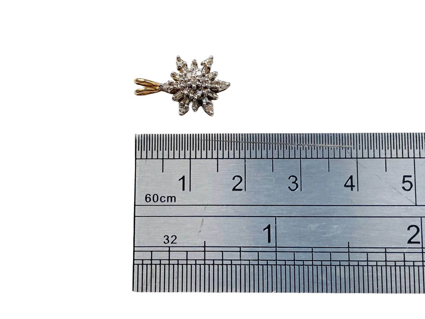 9ct Gold Diamond Pendant
