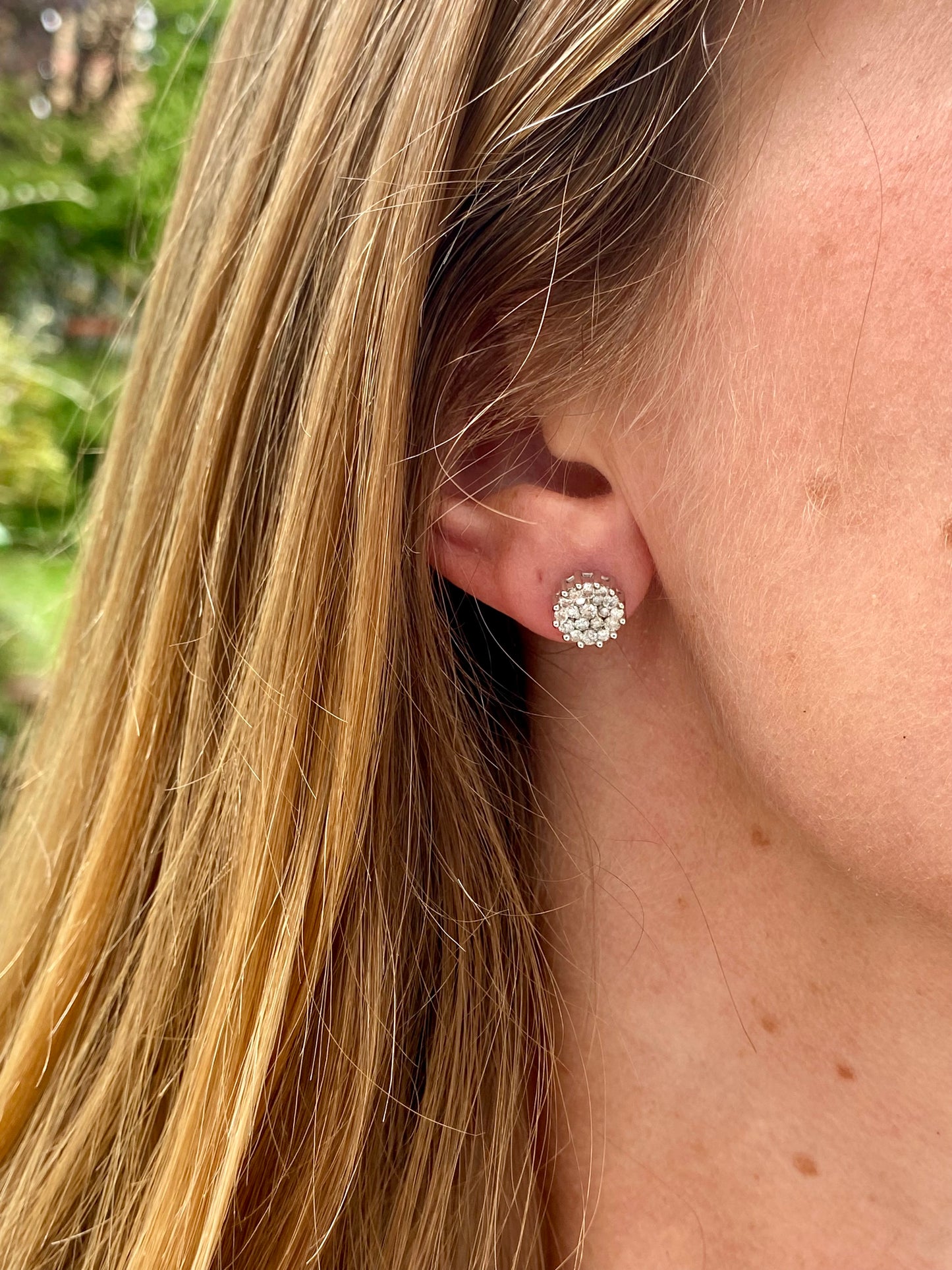 9ct Gold Diamond 1.00ct Earrings