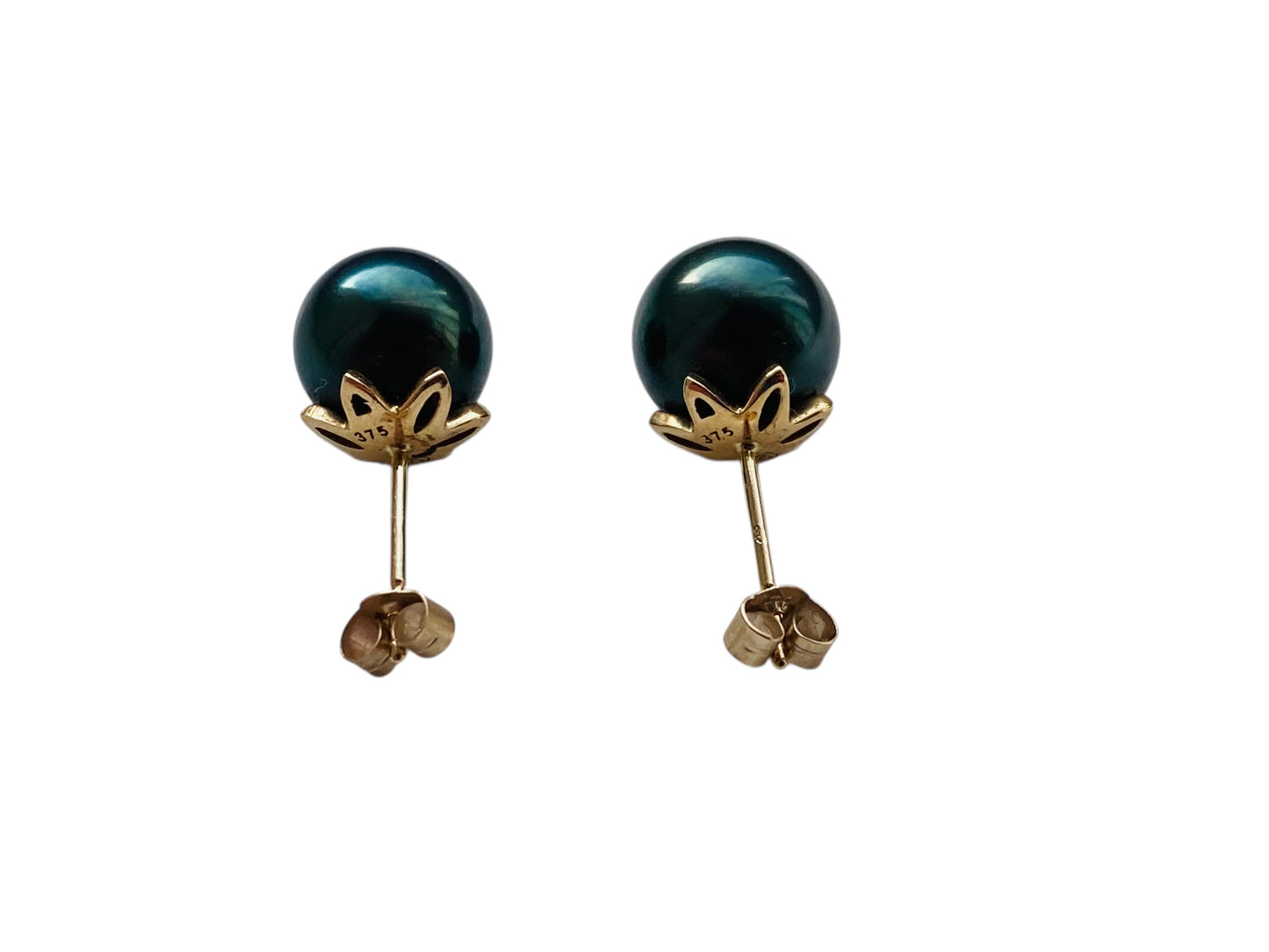 9ct Gold Tahitian Cultured Pearl Earrings