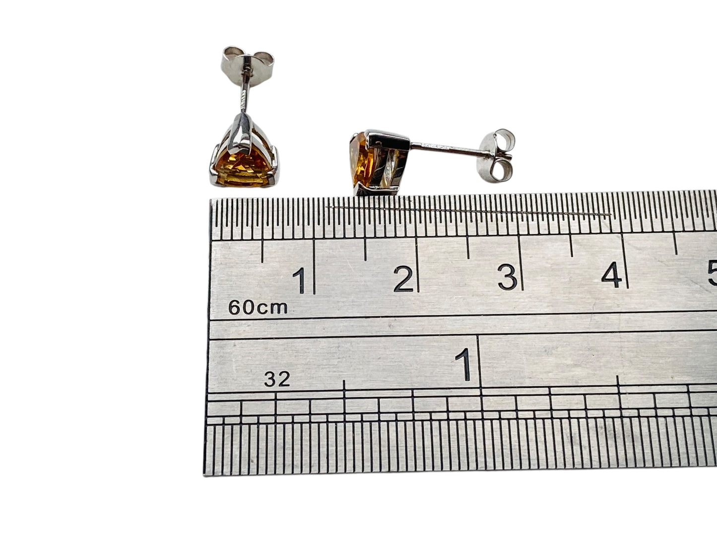 9ct Gold Citrine Earrings