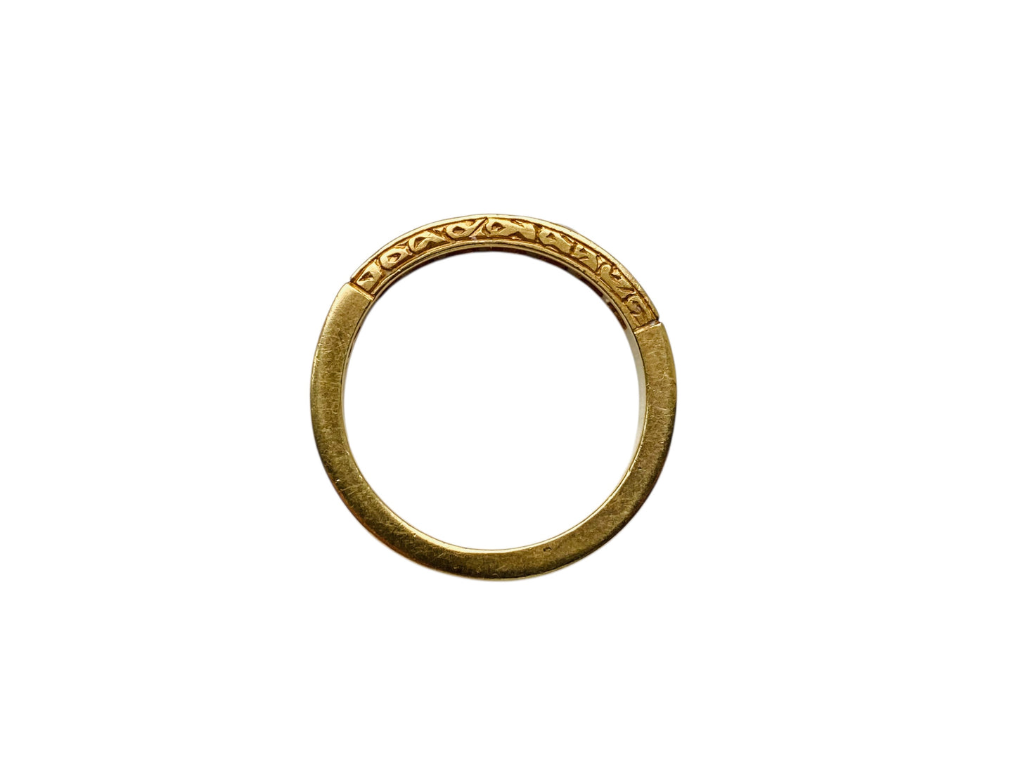 Vintage 18ct Gold Seven-Stone Diamond Ring