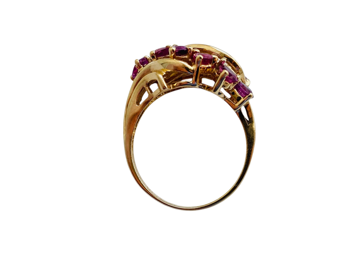 14ct Gold Ruby & Diamond Ring