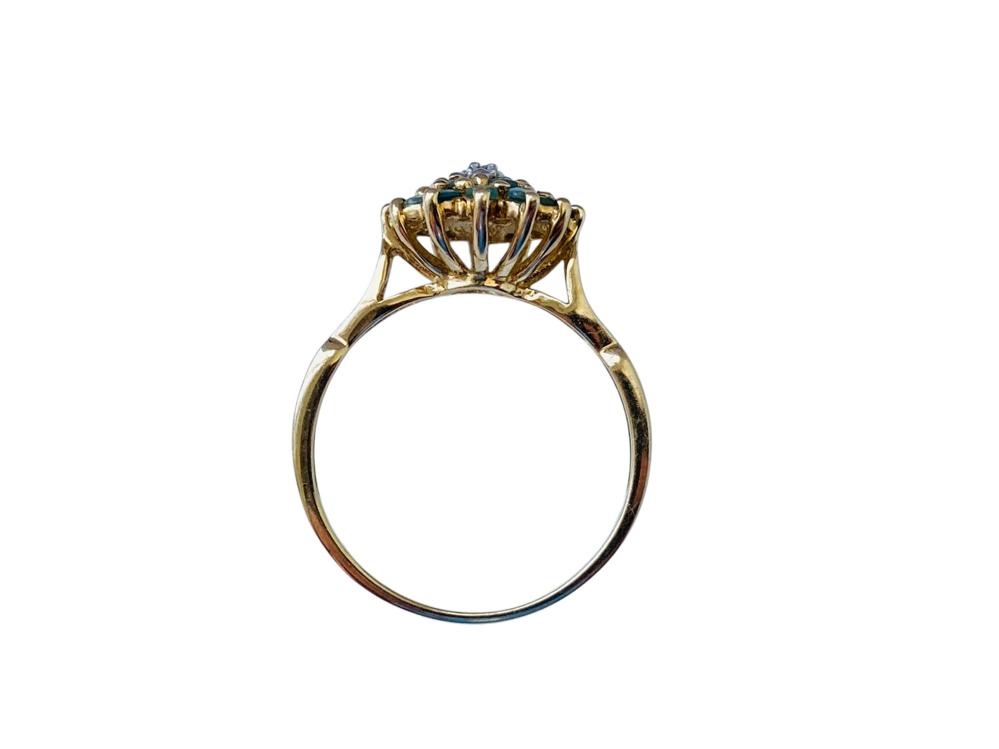 9ct Gold Alexandrite & Diamond Ring