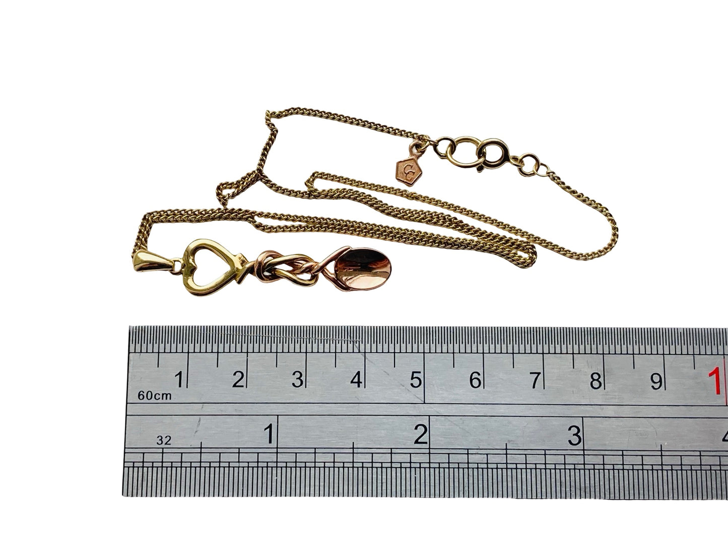 9ct Gold Clogau Lovespoon Pendant with Necklace