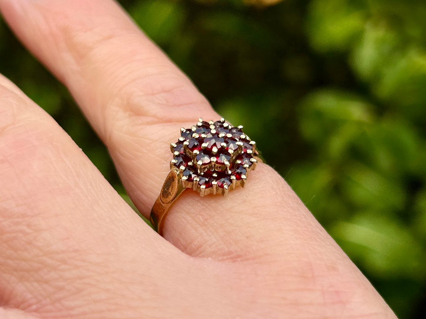 14ct Gold Garnet Ring