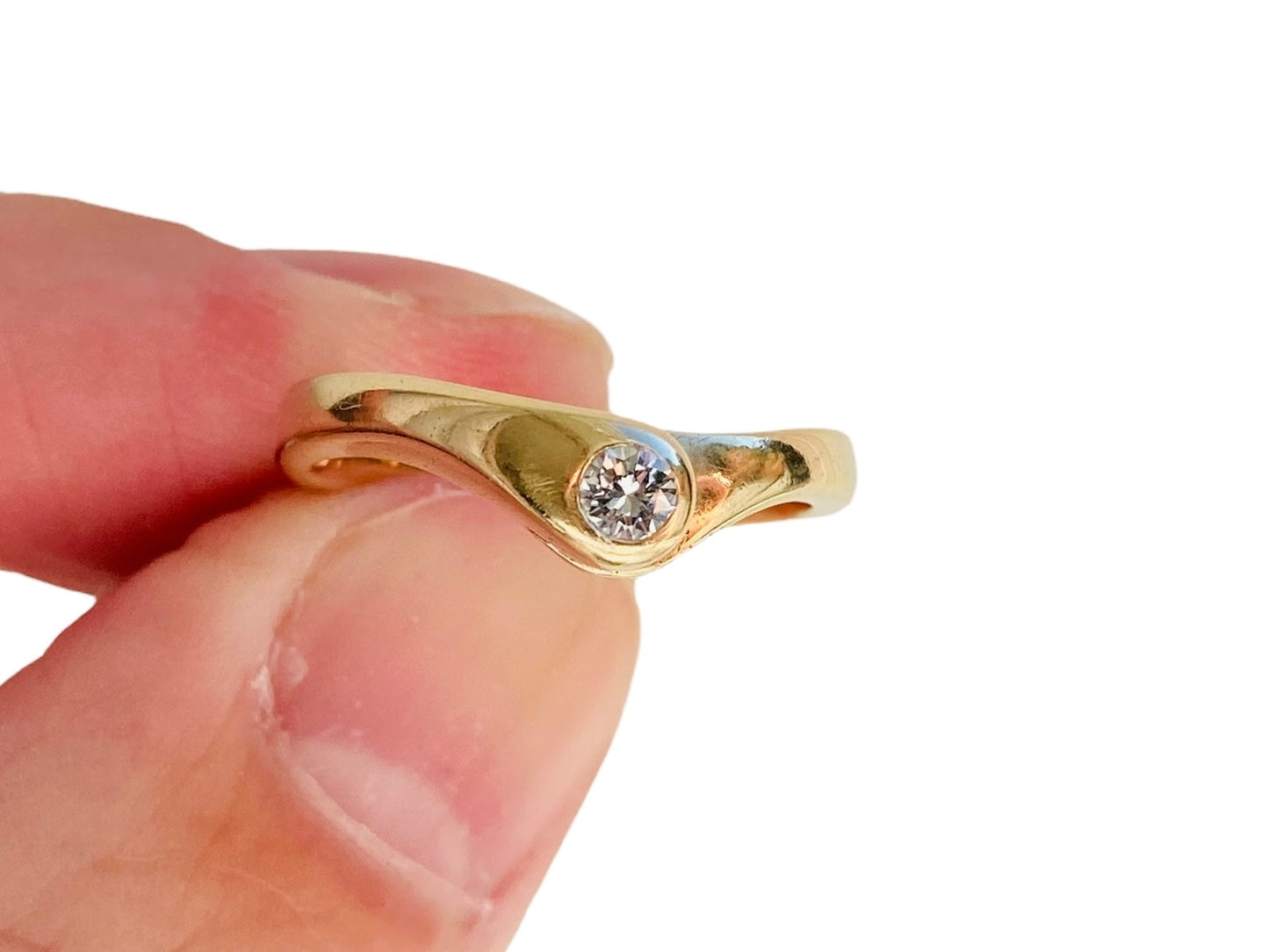 14ct Gold Diamond Ring