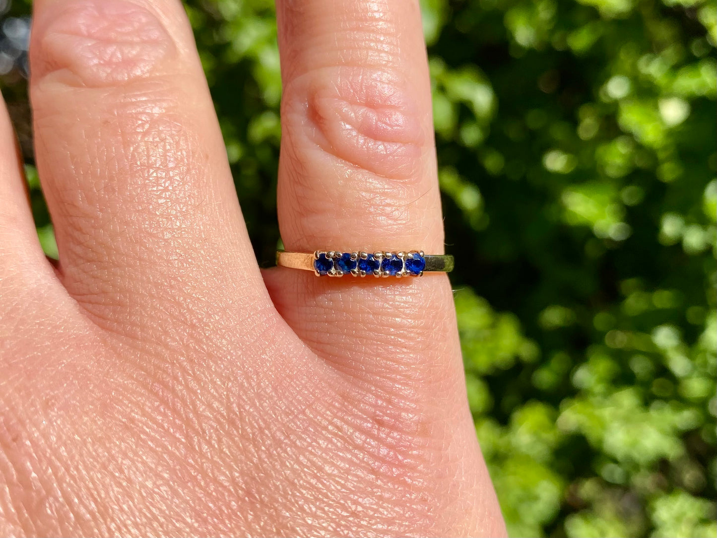 9ct Gold Sapphire Ring