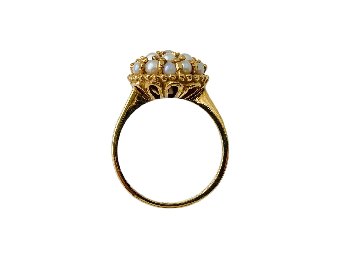 Vintage 9ct Gold Pearl Ring