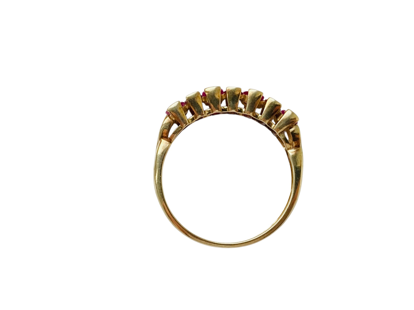 9ct Gold Ruby & Diamond Ring