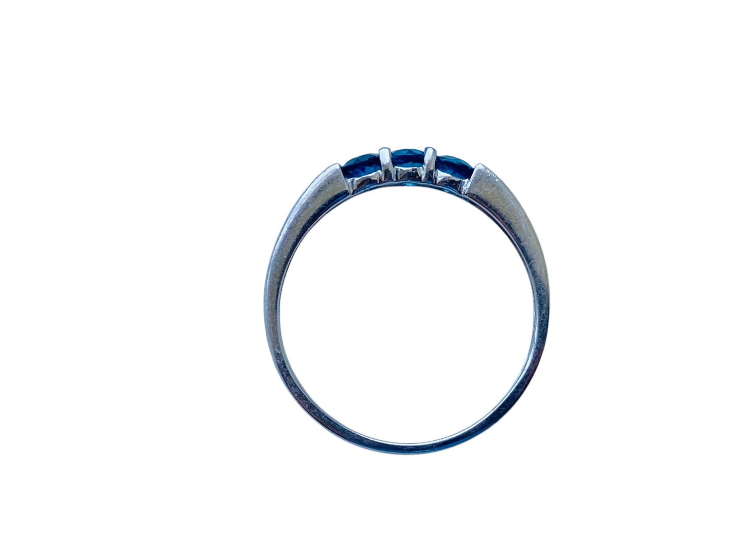 9ct Gold Apatite & Diamond Ring