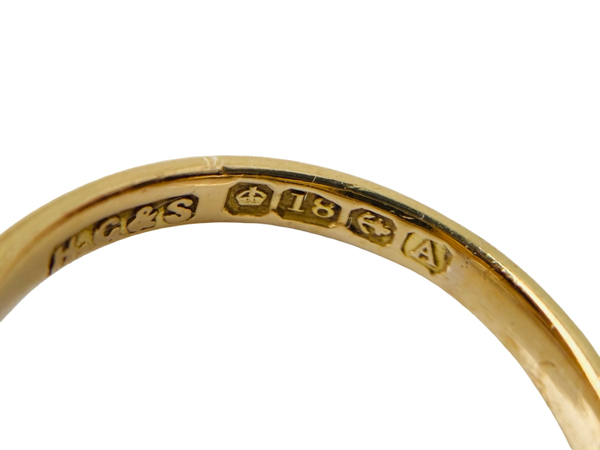 Antique 18ct Gold Bloodstone Ring