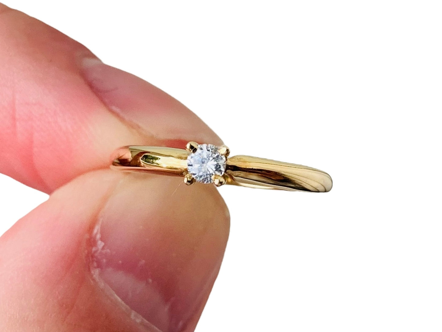 Vintage 18ct Gold Diamond Ring