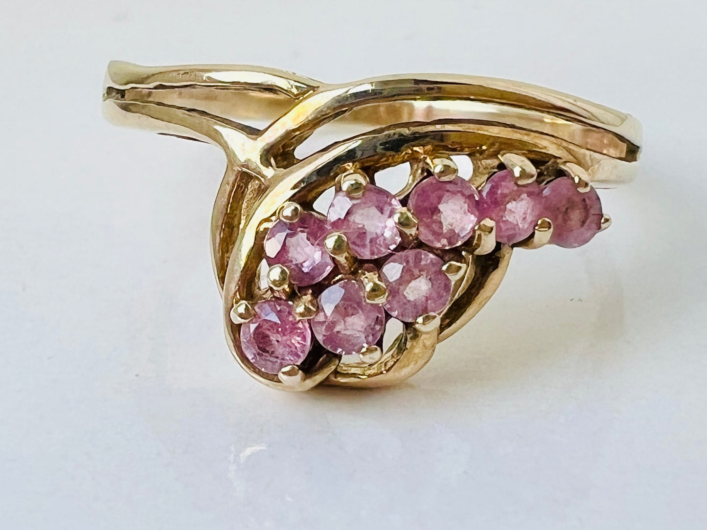 9ct Gold Pink Sapphire Ring