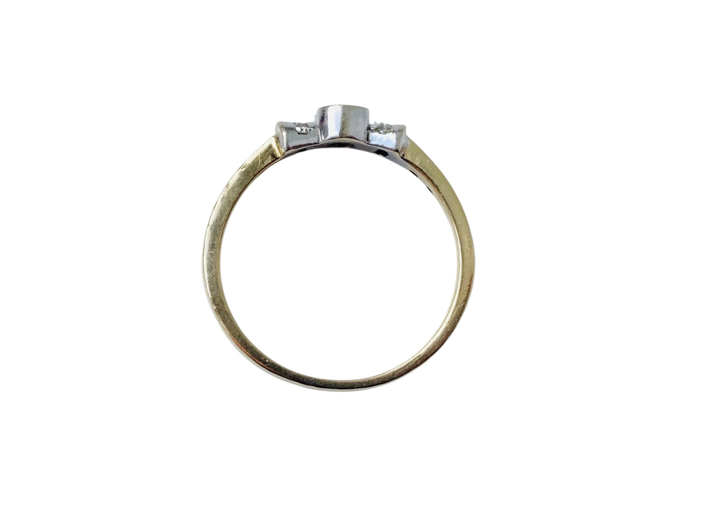 14ct Gold Sapphire & Diamond Ring
