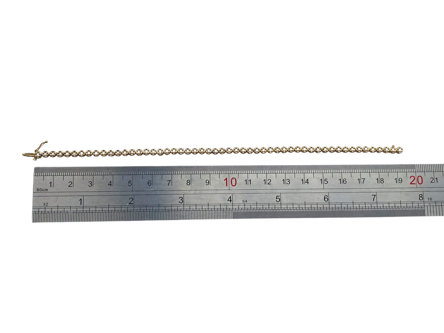9ct Gold Diamond Bracelet
