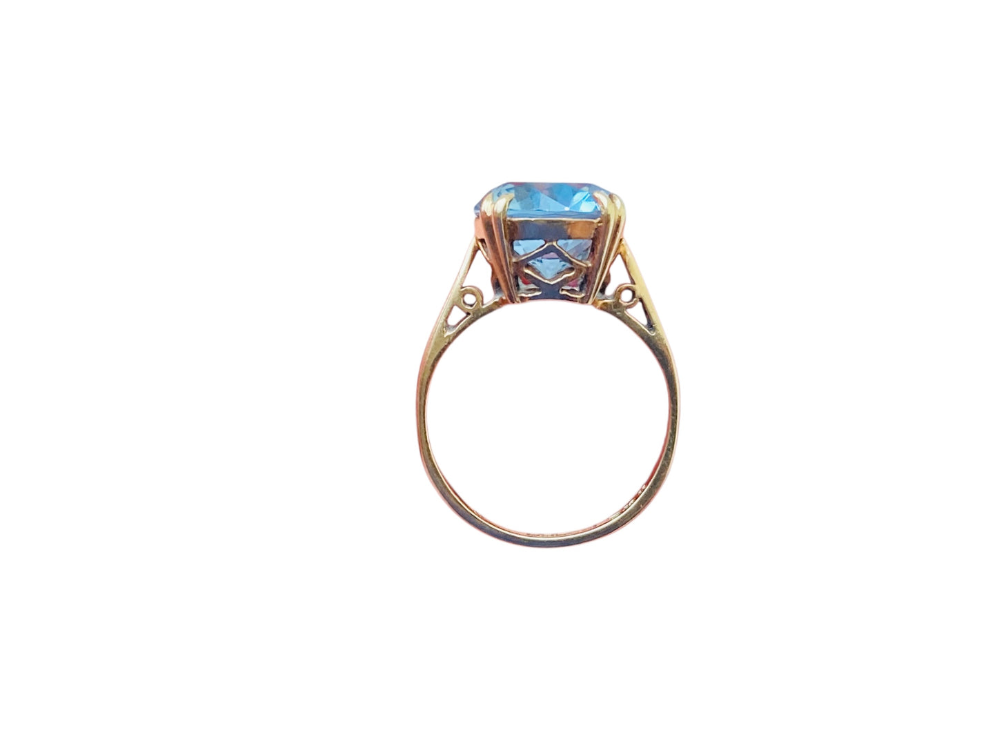 Vintage 9ct Gold Topaz Ring