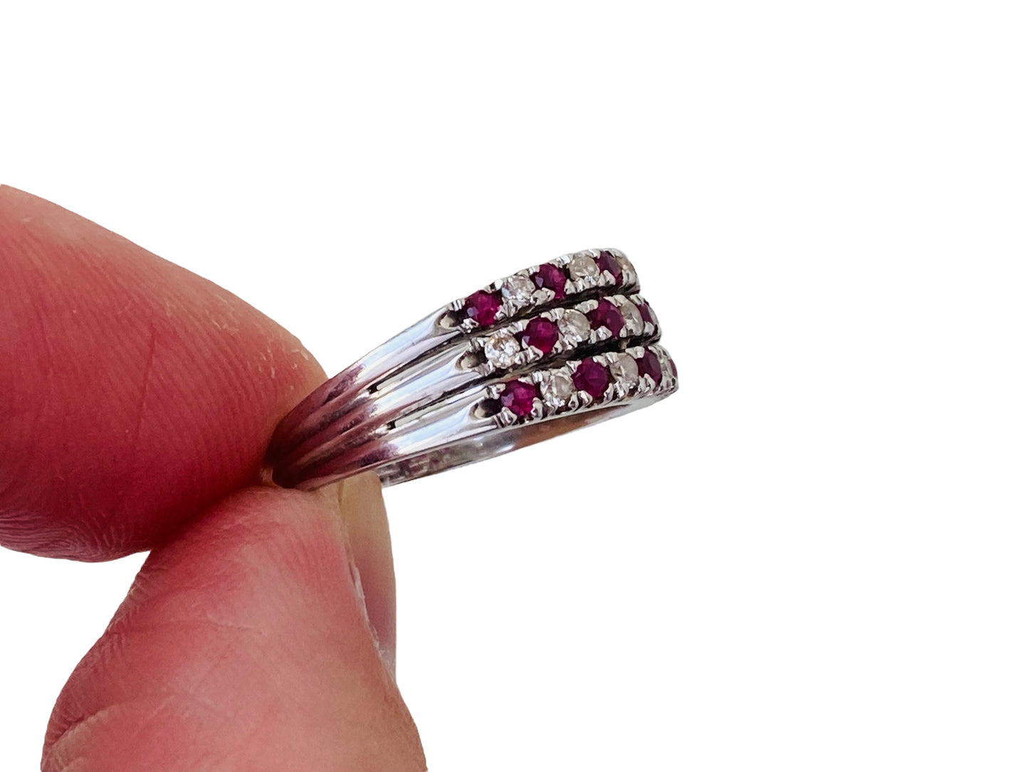 18ct Gold Ruby & Diamond Ring