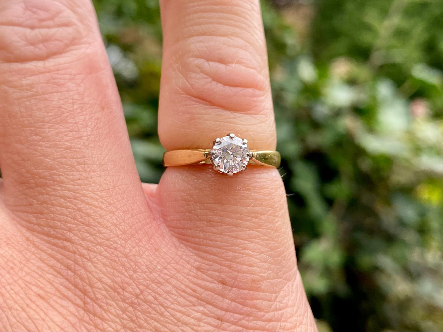 18ct Gold Diamond 0.50ct Solitaire Ring