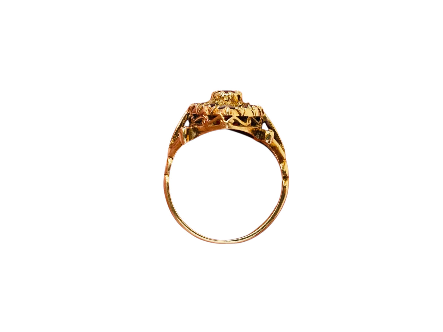 Vintage 9ct Gold Garnet Ring