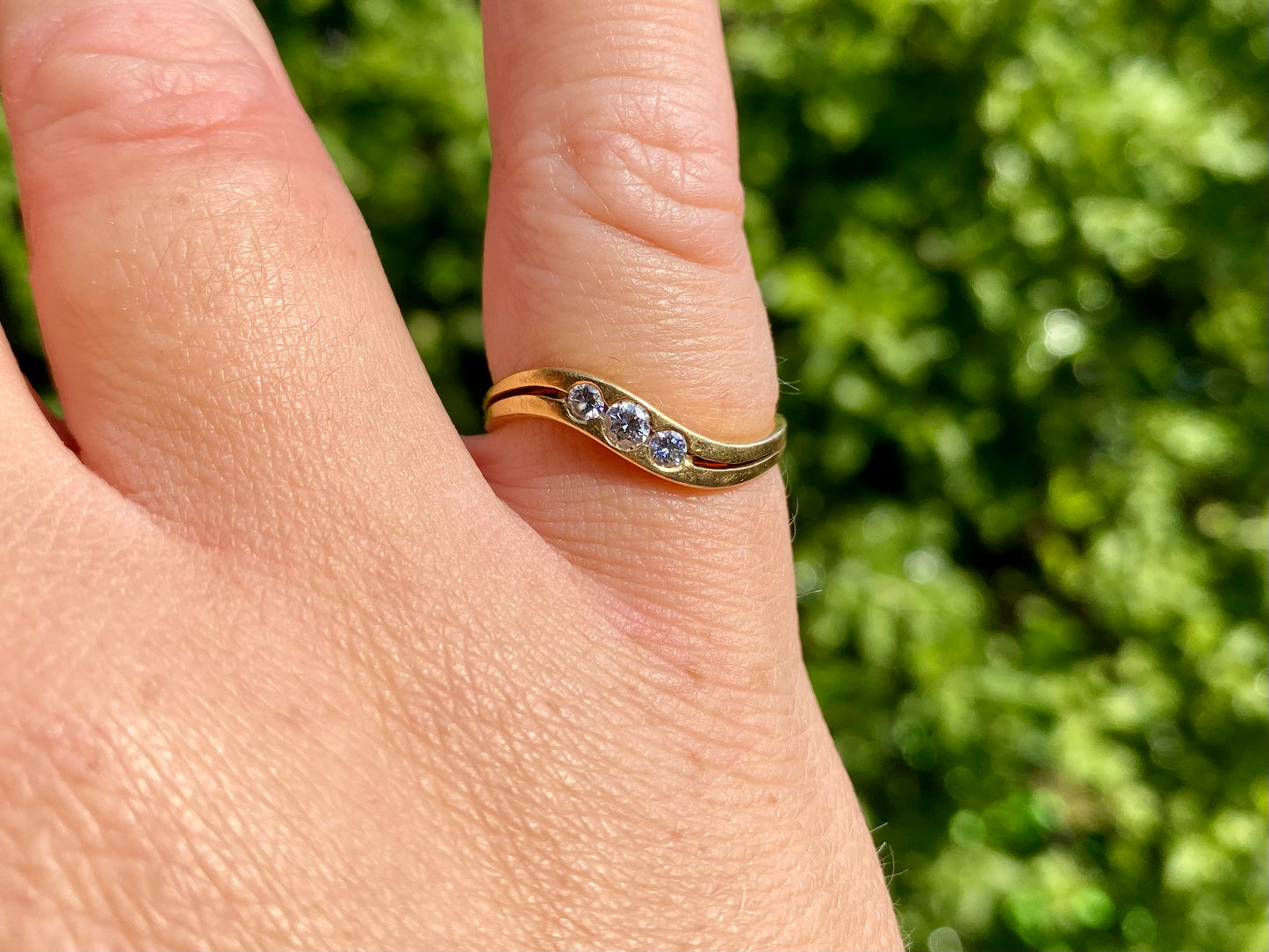 18ct Gold Diamond Three-Stone Ring