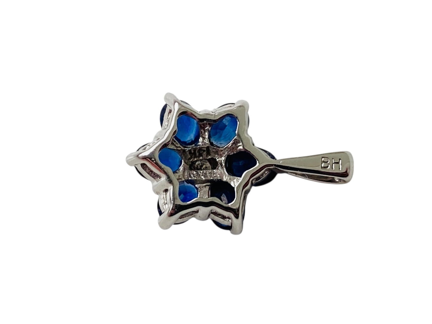 14ct Gold Sapphire & Diamond Pendant