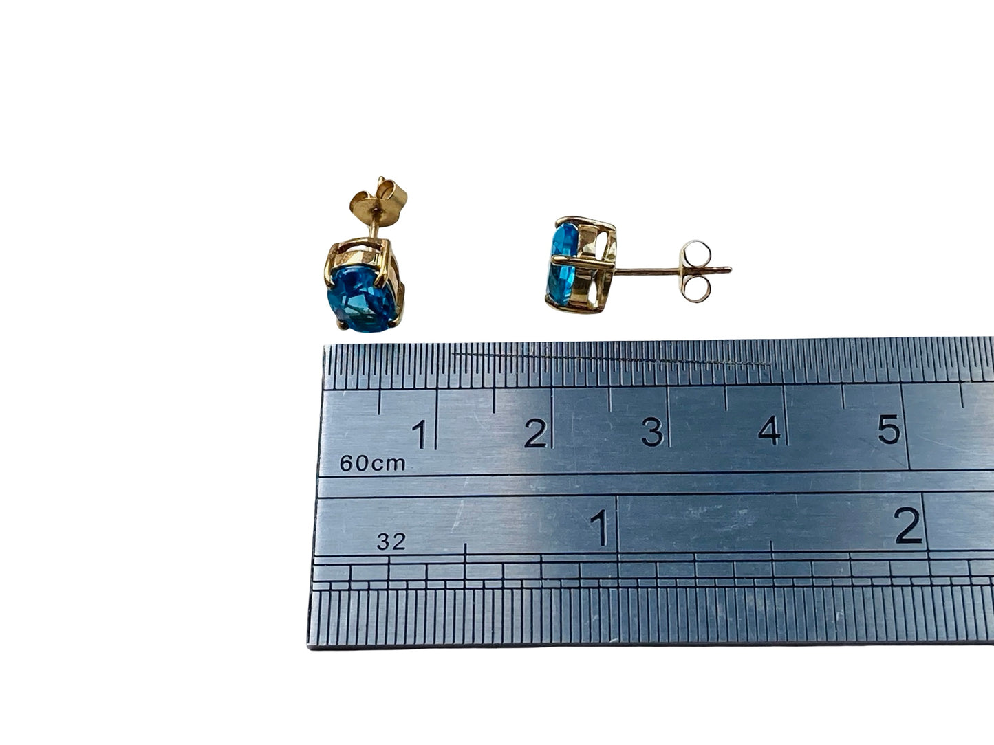 9ct Gold Topaz Earrings