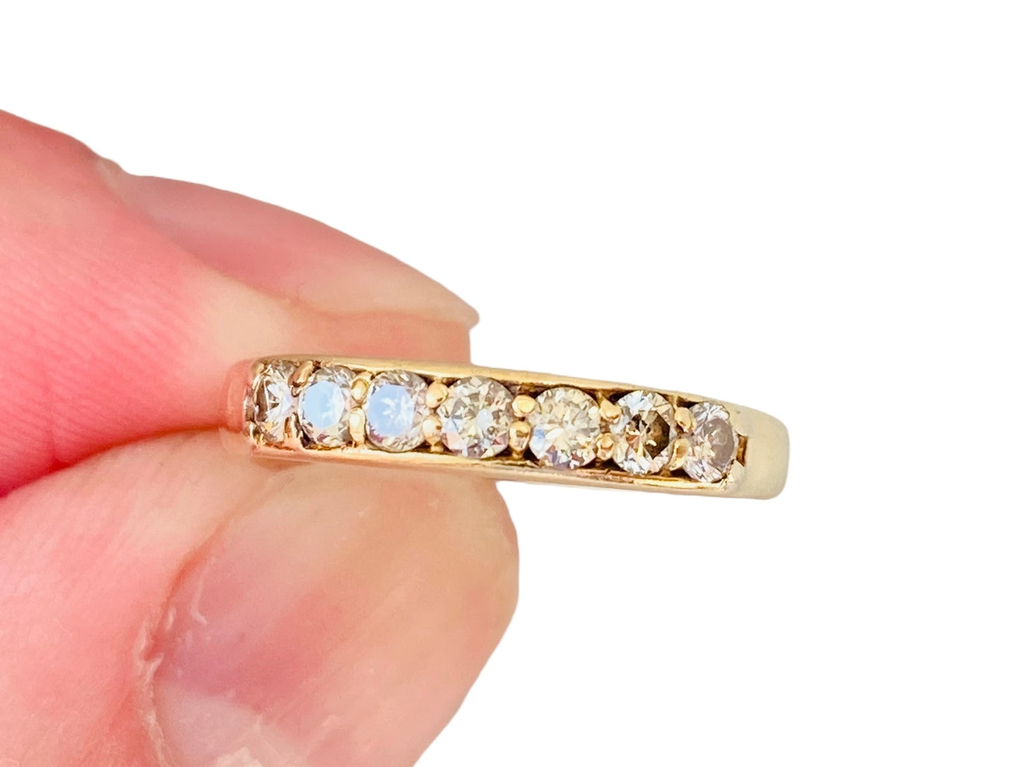 18ct Gold 0.50ct Seven-Stone Diamond Ring