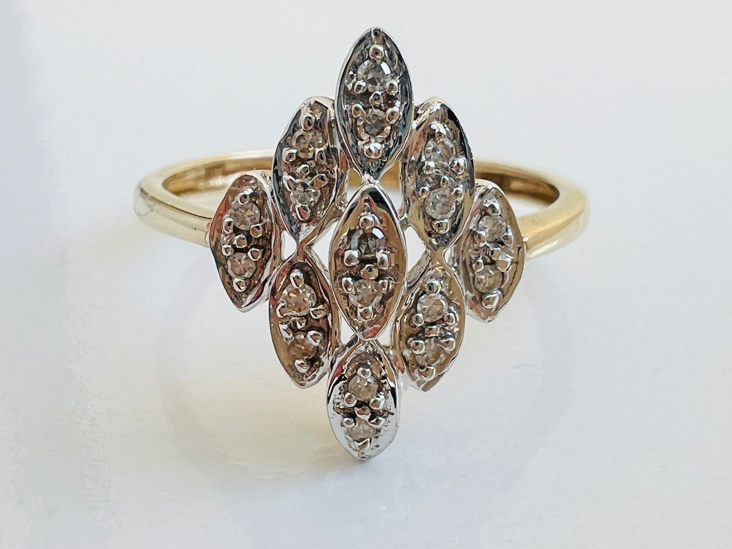 9ct Gold Diamond Ring