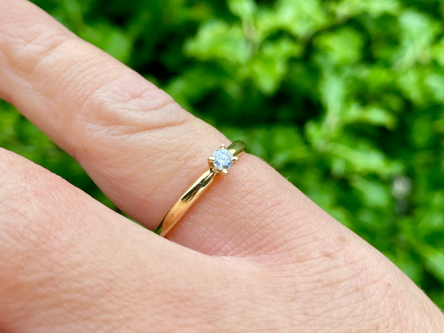 Vintage 18ct Gold Diamond Ring