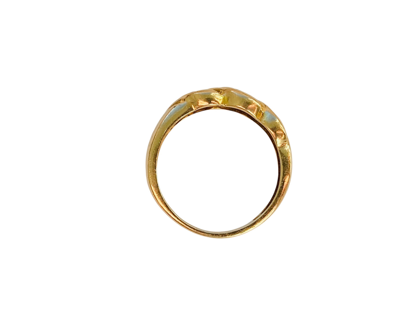 9ct Gold Emerald, Sapphire, Ruby & Diamond Ring