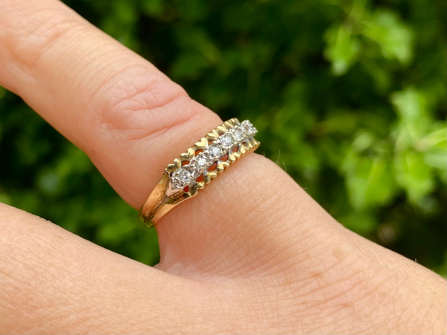 9ct Gold Diamond Ring