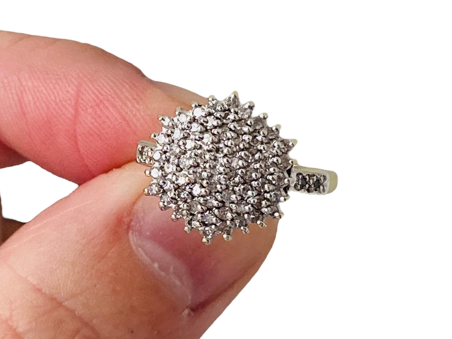 18ct Gold Diamond Cluster Ring