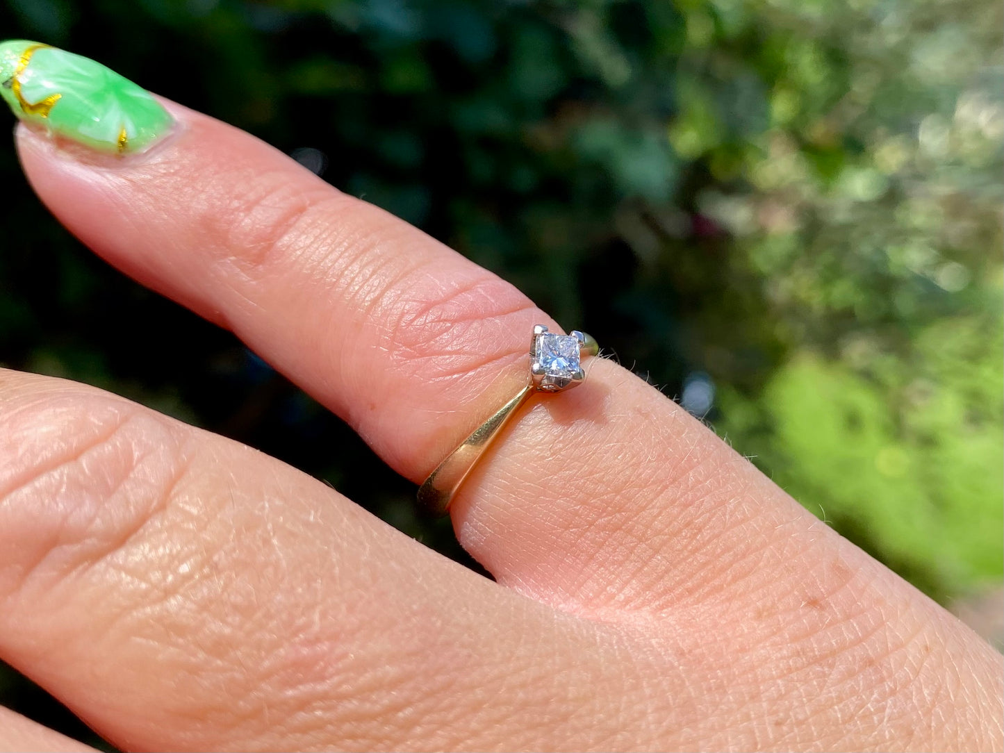9ct Gold Clogau Diamond Ring