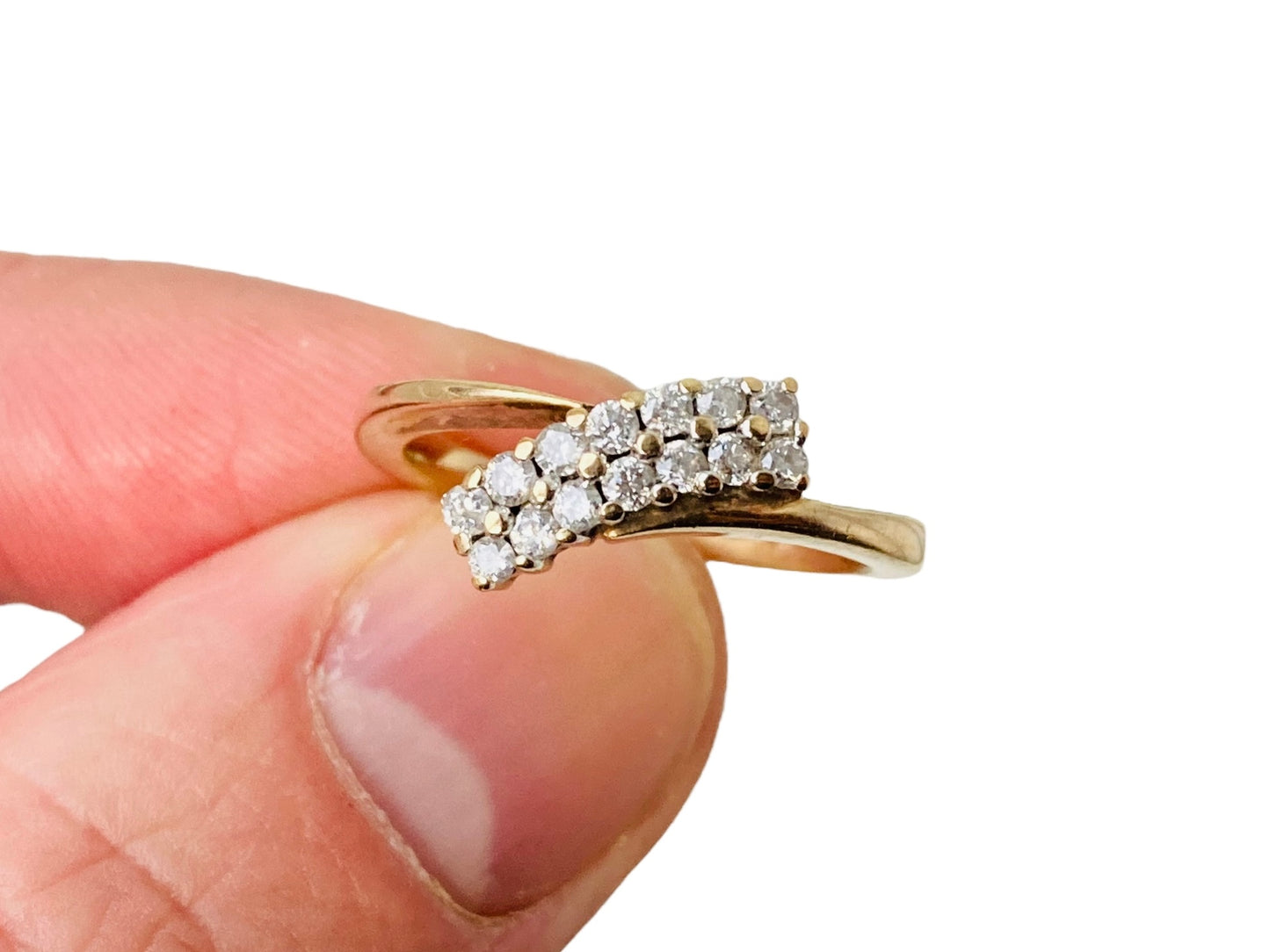 9ct Gold Diamond Ring