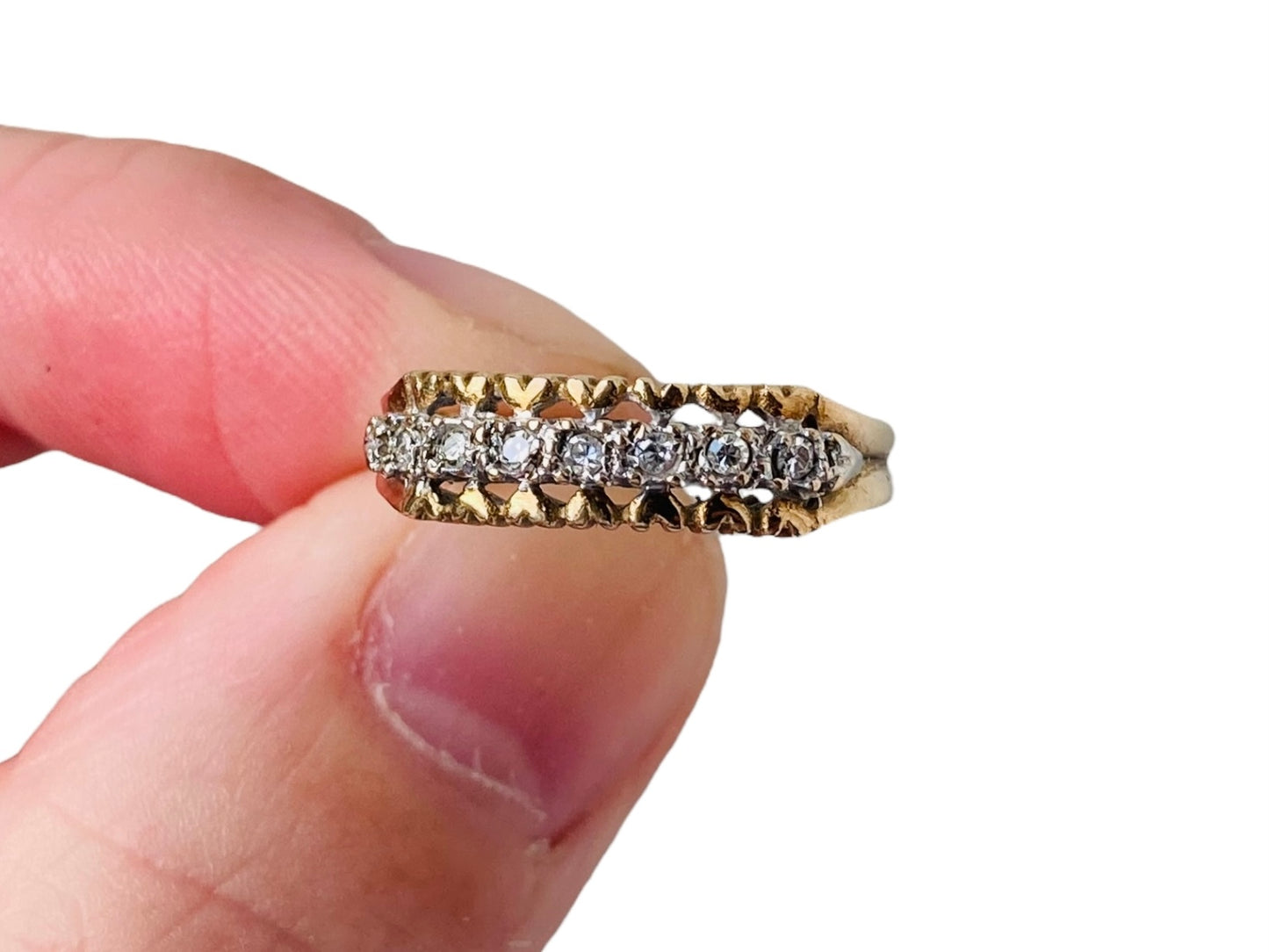 9ct Gold Diamond Ring
