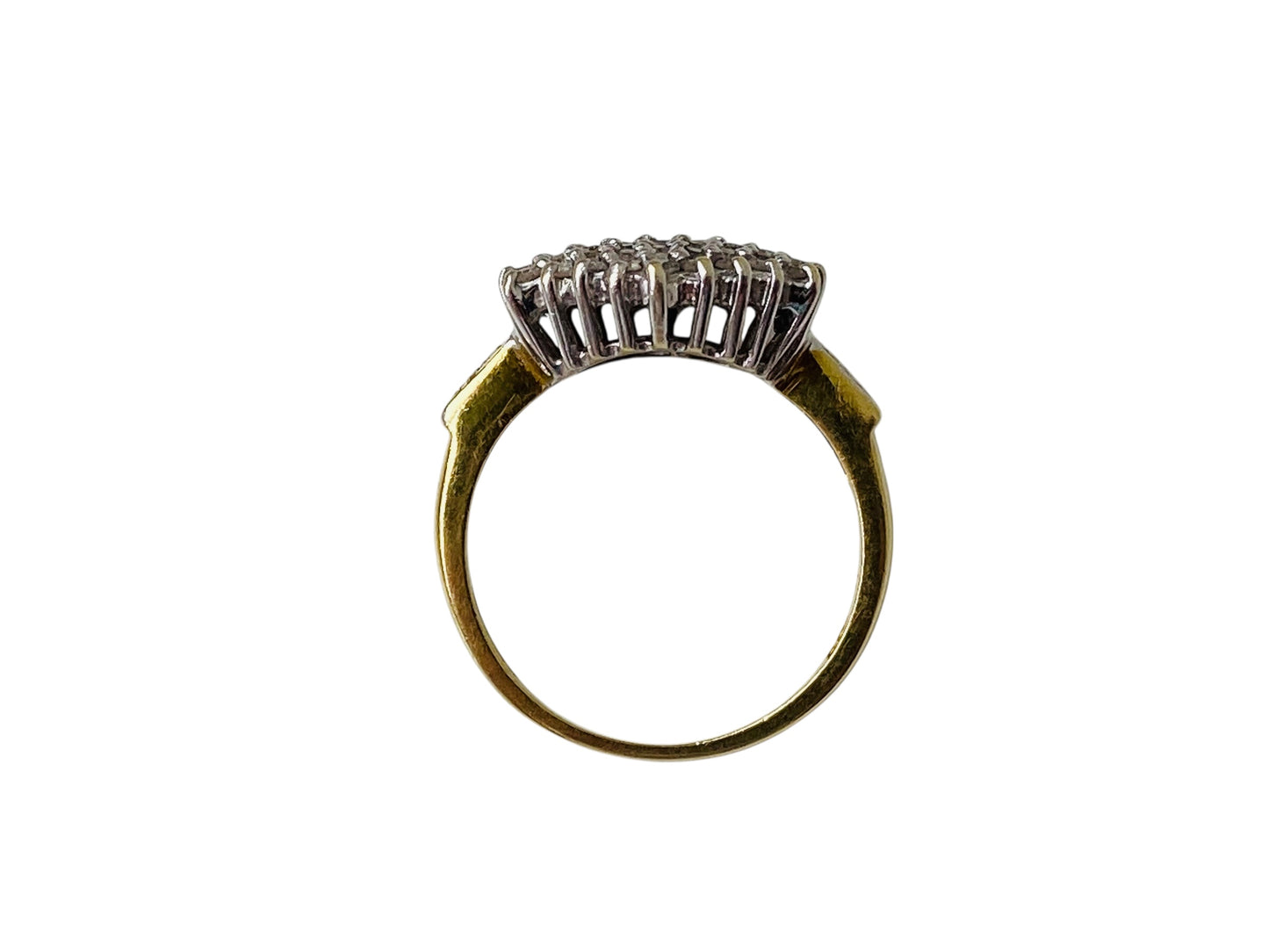 18ct Gold Diamond Cluster Ring