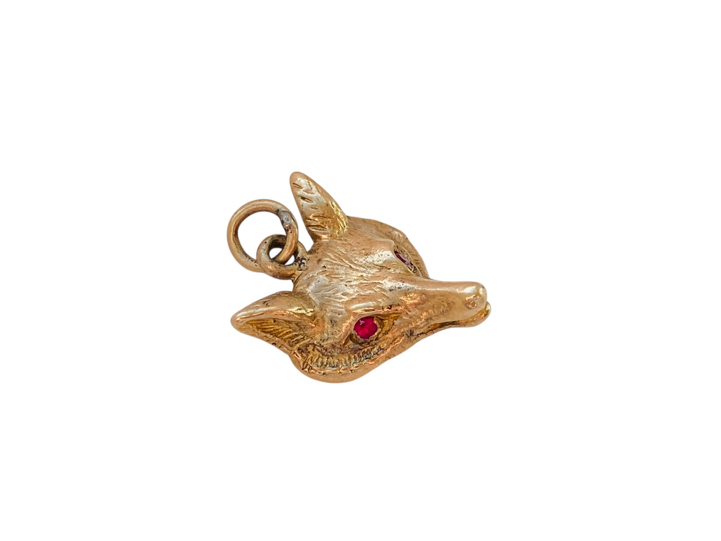 Vintage 9ct Gold Fox Head Pendant or Charm