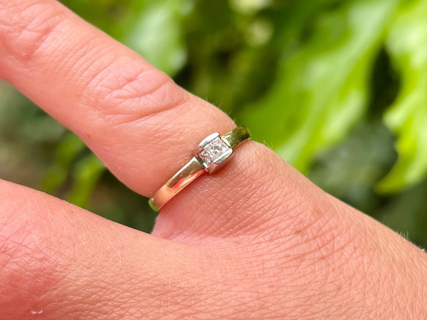 9ct Gold Diamond Solitaire Ring
