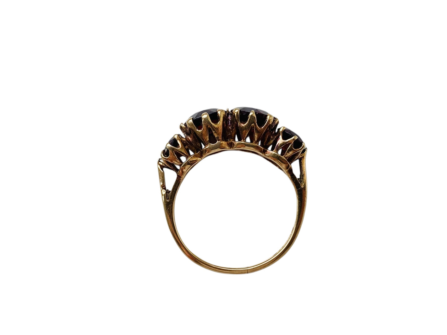 Vintage 9ct Gold Garnet Ring