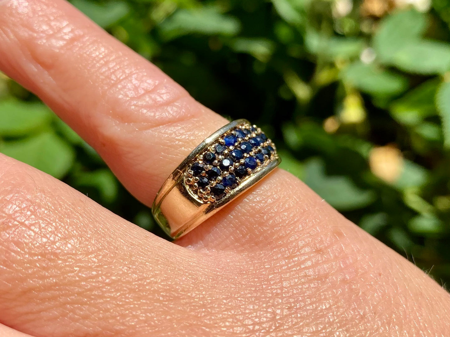 9ct Gold Sapphire Ring