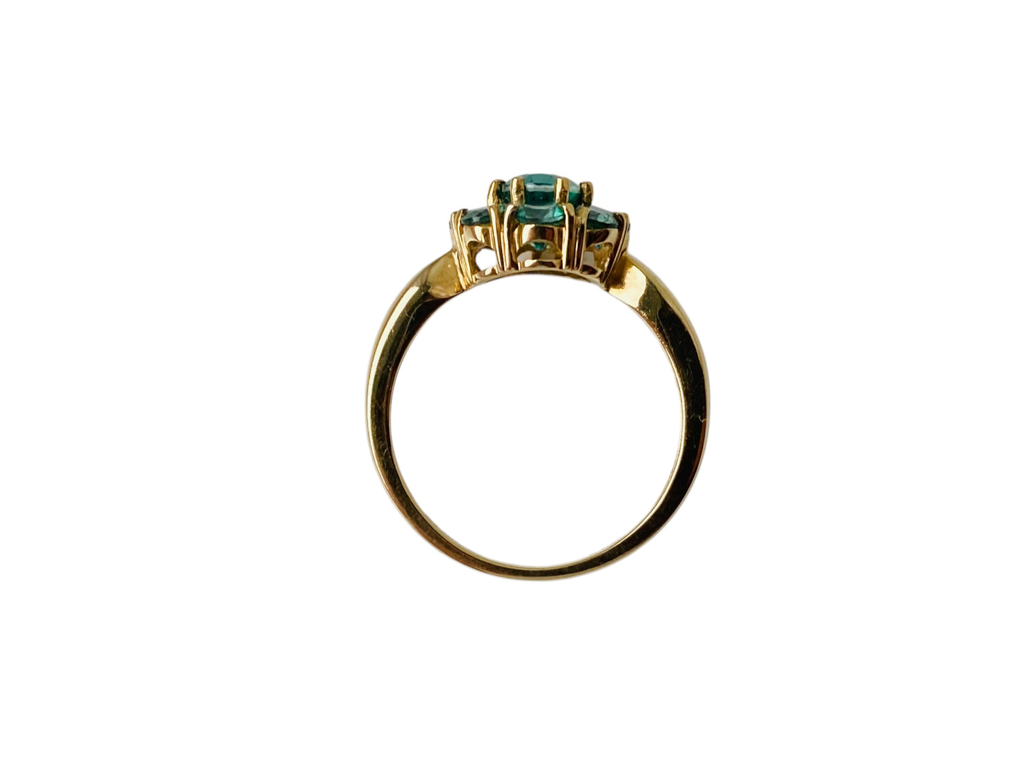 9ct Gold Green Sapphire Ring