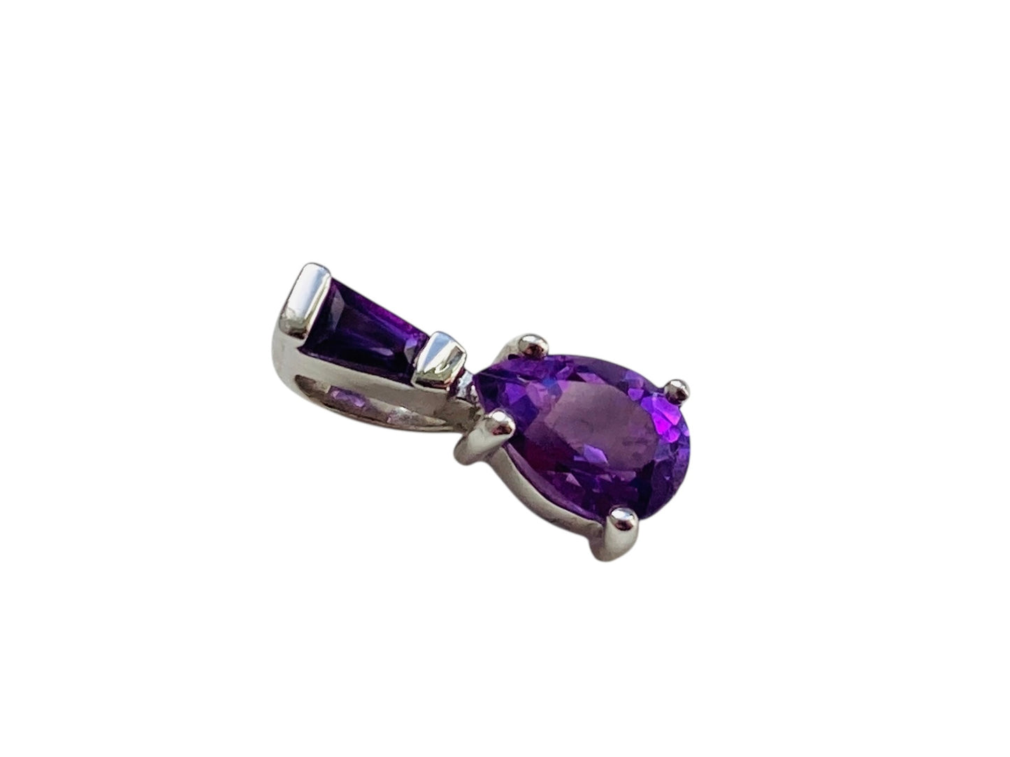 9ct Gold Amethyst Pendant