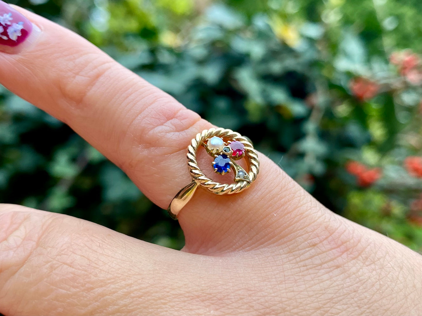 14ct Gold Clover Ring