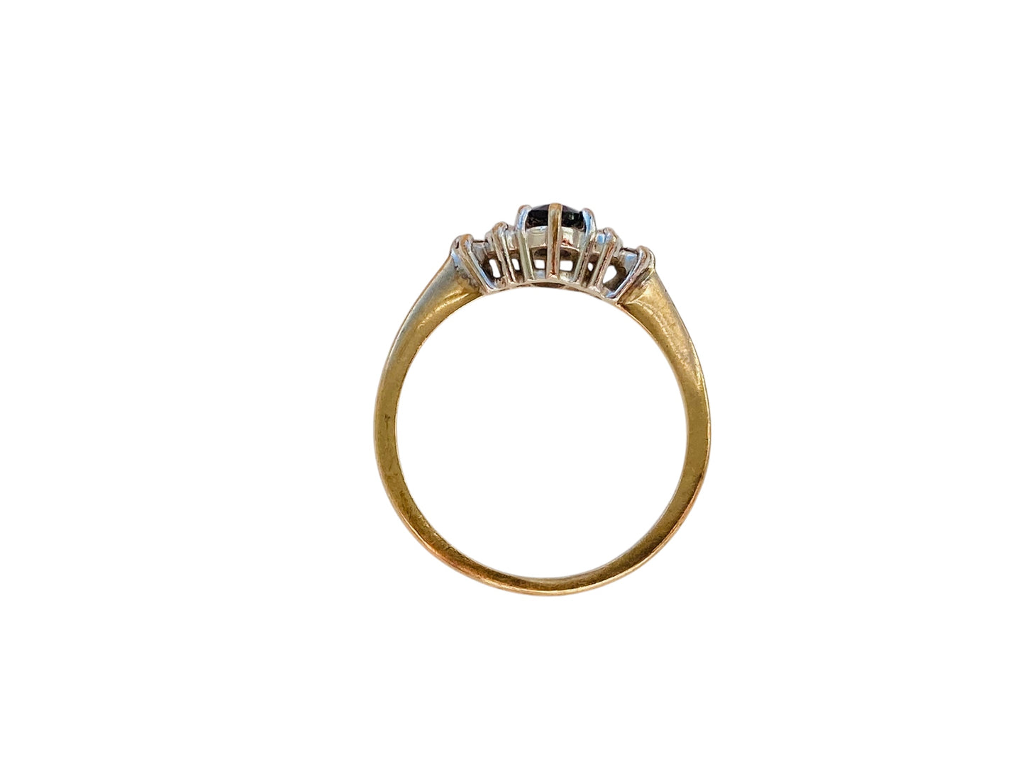 9ct Gold Sapphire & Diamond Ring