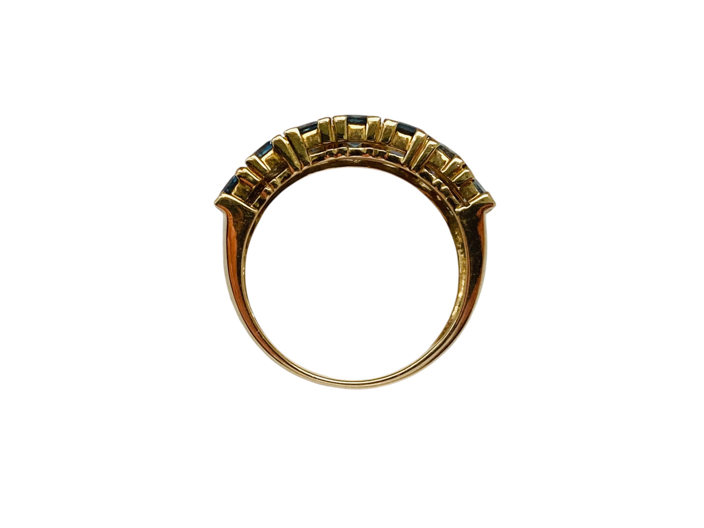 9ct Gold Blue Zircon Ring
